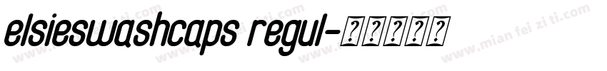 elsieswashcaps regul字体转换
